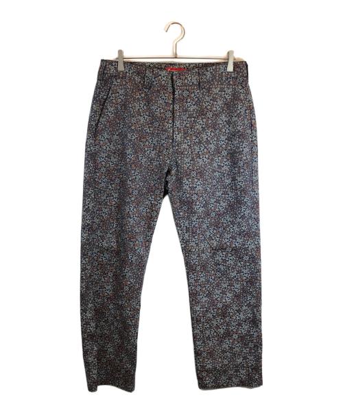 SUPREME（シュプリーム）Supreme (シュプリーム) Floral Cards Work Pant ネイビー サイズ:32の古着・服飾アイテム
