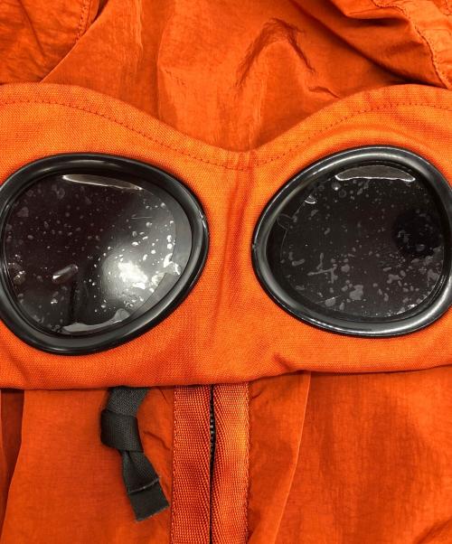 C.P COMPANY（シーピーカンパニー）C.P COMPANY (シーピーカンパニー) Chrome-R Mixed Garment Dyed Goggle Overshirt オレンジ サイズ:Lの古着・服飾アイテム