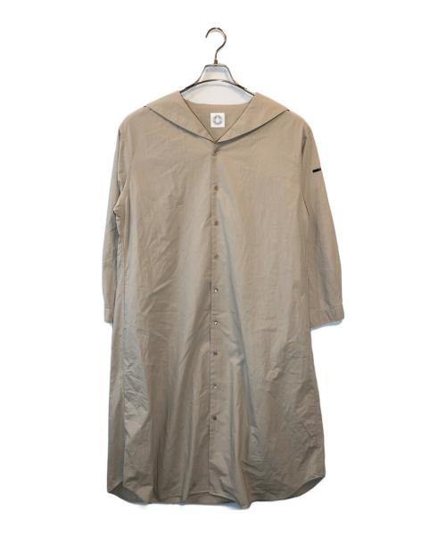 ORCIVAL（オーシバル）ORCIVAL (オーシバル) コットン セーラーカラーシャツドレス ベージュ サイズ:1 未使用品の古着・服飾アイテム