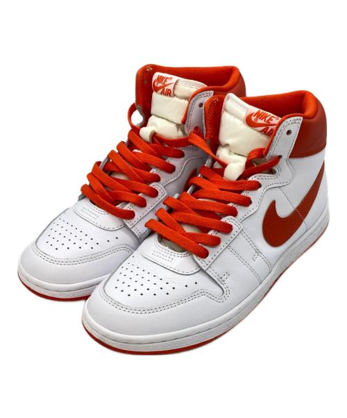 NIKE（ナイキ）NIKE (ナイキ) スニーカー ホワイト×オレンジ サイズ:SIZE US 8.5の古着・服飾アイテム