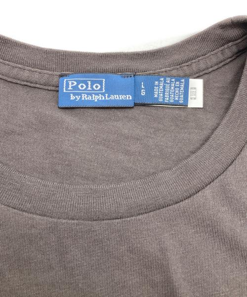 POLO RALPH LAUREN（ポロ・ラルフローレン）POLO RALPH LAUREN (ポロ・ラルフローレン) ベア ロゴ コットン ジャージーTシャツ ブラック サイズ:SIZE Lの古着・服飾アイテム