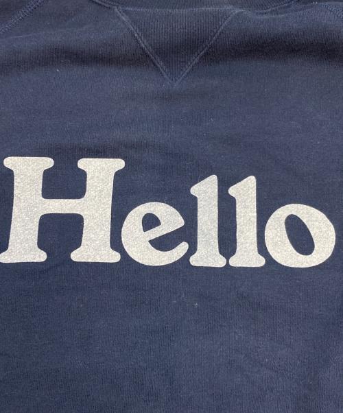 MADISON BLUE（マディソンブルー）MADISON BLUE (マディソンブルー) HELLO SWEAT L/S URAKE DYED ネイビー サイズ:SIZE 01の古着・服飾アイテム