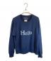 MADISON BLUE（マディソンブルー）の古着「HELLO SWEAT L/S URAKE DYED」｜ネイビー