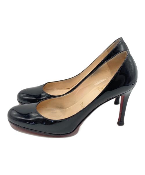 Christian Louboutin（クリスチャン・ルブタン）Christian Louboutin (クリスチャン・ルブタン) MISS GENA 85パンプスヒール ブラック サイズ:SIZE 35の古着・服飾アイテム
