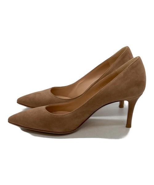 Gianvito Rossi（ジャンヴィト ロッシ）Gianvito Rossi (ジャンヴィト・ロッシ) GIANVITO70 ブラウン サイズ:SIZE 35の古着・服飾アイテム
