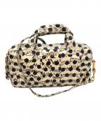 MIU MIUミュウミュウ）の古着「パイソンドット2WAYショルダーバッグ」｜ホワイト×ブラック