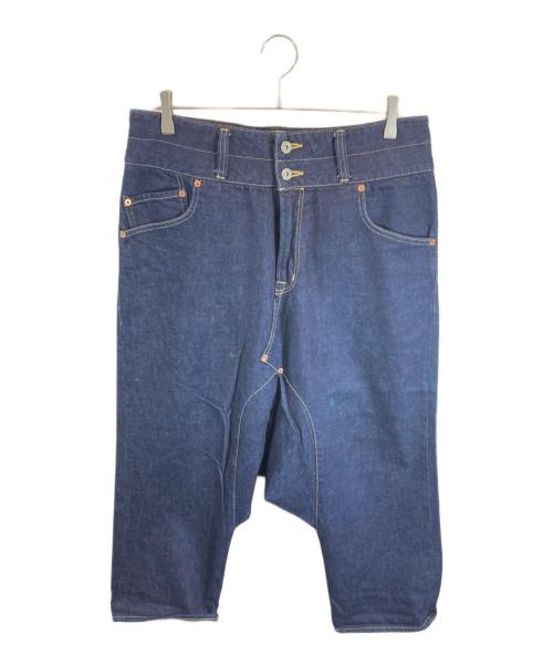 GANRYU（ガンリュウ）GANRYU (ガンリュウ) COMME des GARCONS (コムデギャルソン) サルエル デニムパンツ インディゴ サイズ:SIZE Mの古着・服飾アイテム