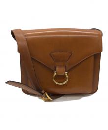 CELINE（セリーヌ）の古着「レザーショルダーバッグ」｜ブラウン