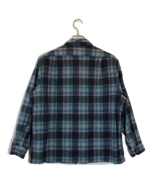 PENDLETON（ペンドルトン）PENDLETON (ペンドルトン) ウールチェックシャツ ネイビー×グリーン サイズ:SIZE XLの古着・服飾アイテム