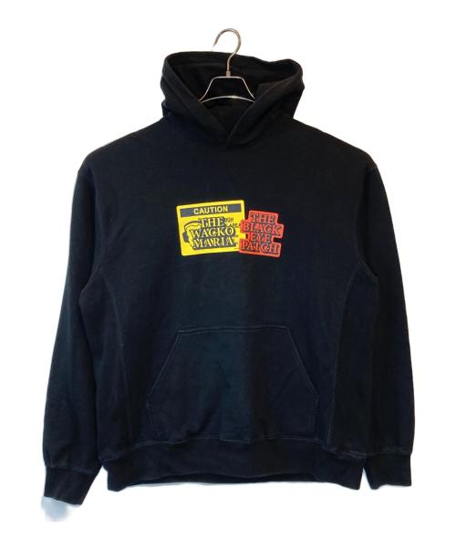 THE BLACK EYE PATCH（ブラックアイパッチ）THE BLACK EYE PATCH (ブラックアイパッチ) WACKO MARIA (ワコマリア) コラボフーディー ブラック サイズ:XLの古着・服飾アイテム