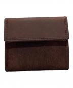 sotソット）の古着「プエブロレザー 3つ折り財布」｜ブラウン