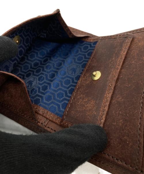 sot（ソット）SOT (ソット) プエブロレザー 3つ折り財布 ブラウン サイズ:下記参照の古着・服飾アイテム