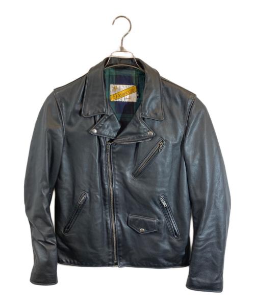 SUPREME（シュプリーム）SUPREME (シュプリーム) Schott (ショット) ライダースジャケット ブラック サイズ:SIZE Mの古着・服飾アイテム