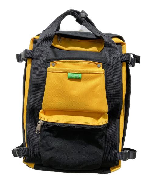 PORTER（ポーター）PORTER (ポーター) RUCKSACK イエロー×ブラックの古着・服飾アイテム