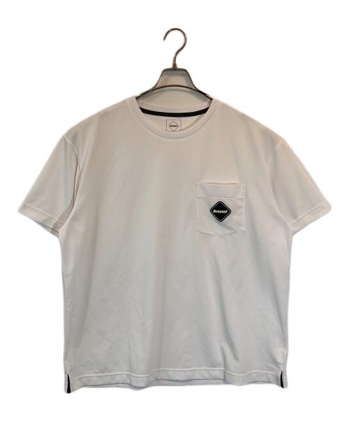 F.C.R.B.（エフシーレアルブリストル）F.C.R.B. (エフシーレアルブリストル) ロゴTシャツ ホワイト サイズ:SIZE XLの古着・服飾アイテム