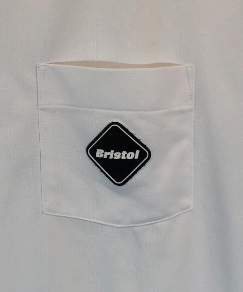F.C.R.B.（エフシーレアルブリストル）F.C.R.B. (エフシーレアルブリストル) ロゴTシャツ ホワイト サイズ:SIZE XLの古着・服飾アイテム
