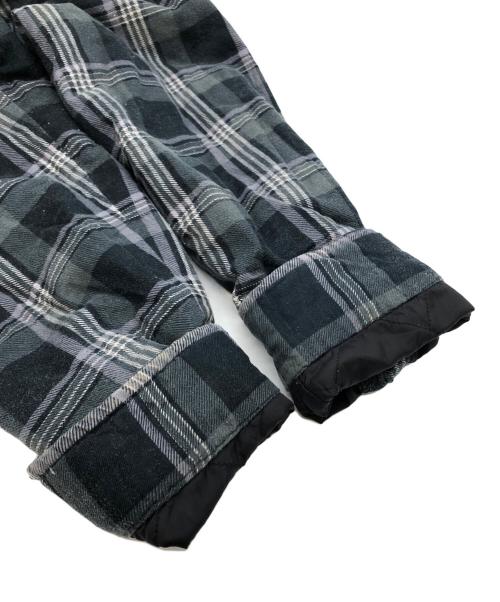 SUPREME（シュプリーム）Supreme (シュプリーム) Independent Quilted Flannel Shirt グレー サイズ:SIZE Lの古着・服飾アイテム