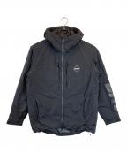 F.C.R.B.エフシーレアルブリストル）の古着「INSULATION PADDED HOODED JACKET（インスレイションパデッドフーディッドジャケット）」｜ブラック