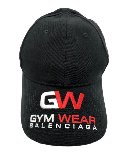 BALENCIAGA（バレンシアガ）BALENCIAGA (バレンシアガ) GYM WEAR Canvas Baseball Cap ブラック サイズ:SIZE Lの古着・服飾アイテム