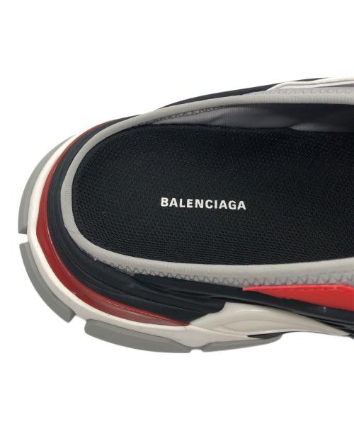BALENCIAGA（バレンシアガ）BALENCIAGA (バレンシアガ) トラック スライド サンダル ブラック×グレー×レッド サイズ:EUR41の古着・服飾アイテム