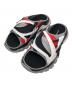 BALENCIAGA（バレンシアガ）の古着「トラック スライド サンダル」｜ブラック×グレー×レッド