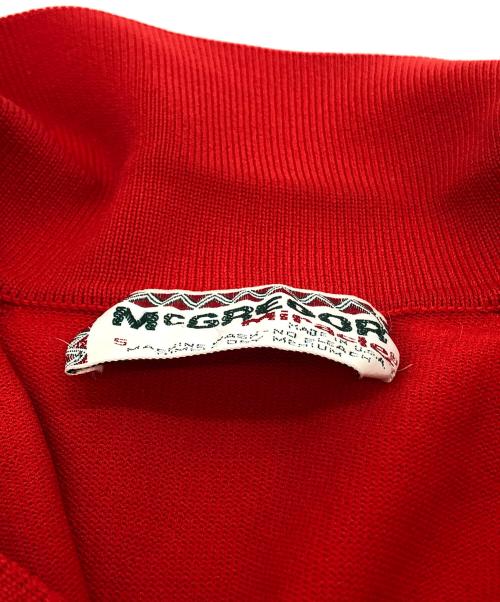 McGREGOR（マックレガー）McGREGOR (マックレガー) ニットポロシャツ レッド サイズ:Sの古着・服飾アイテム