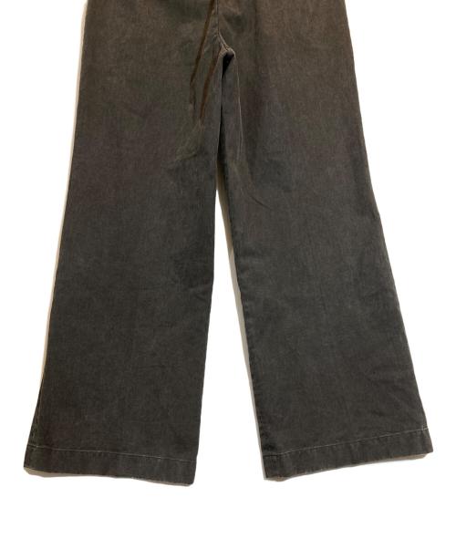 H BEAUTY&YOUTH（エイチ ビューティー&ユース）H BEAUTY&YOUTH (エイチ ビューティー&ユース) ピグメントフレアパンツ ブラック サイズ:LARGEの古着・服飾アイテム