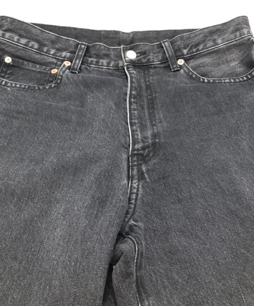 H BEAUTY&YOUTH（エイチ ビューティー&ユース）H BEAUTY&YOUTH (エイチ ビューティー&ユース) デニムエモーションフレア5ポケット ブラック サイズ:LARGEの古着・服飾アイテム