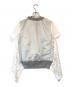sacai (サカイ) メッセージレースカットソー グレー×ホワイト サイズ:1：17000円