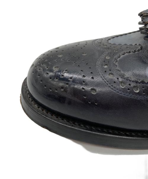 Santoni（サントーニ）Santoni (サントーニ) ウイングチップタッセルローファー ブラック サイズ:6の古着・服飾アイテム