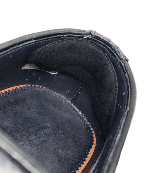 Santoni（サントーニ）Santoni (サントーニ) ウイングチップタッセルローファー ブラック サイズ:6の古着・服飾アイテム