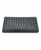 BOTTEGA VENETAボッテガベネタ）の古着「長財布」｜ブラック