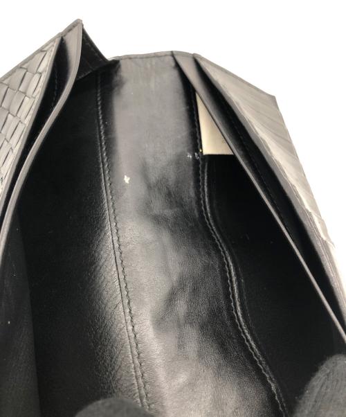 BOTTEGA VENETA（ボッテガベネタ）BOTTEGA VENETA (ボッテガベネタ) 長財布 ブラックの古着・服飾アイテム
