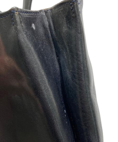 HIROFU（ヒロフ）HIROFU (ヒロフ) レザートートバッグ ブラックの古着・服飾アイテム