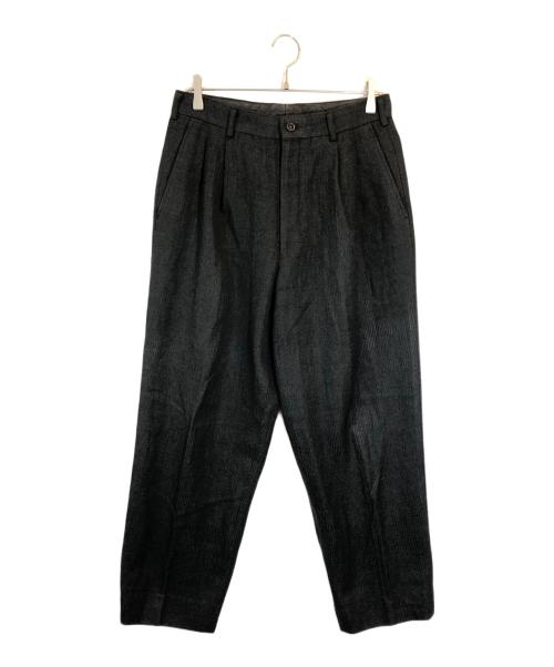 COMME des GARCONS HOMME（コムデギャルソン オム）COMME des GARCONS HOMME (コムデギャルソン オム) ウールタックパンツ グレー サイズ:SIZE Sの古着・服飾アイテム