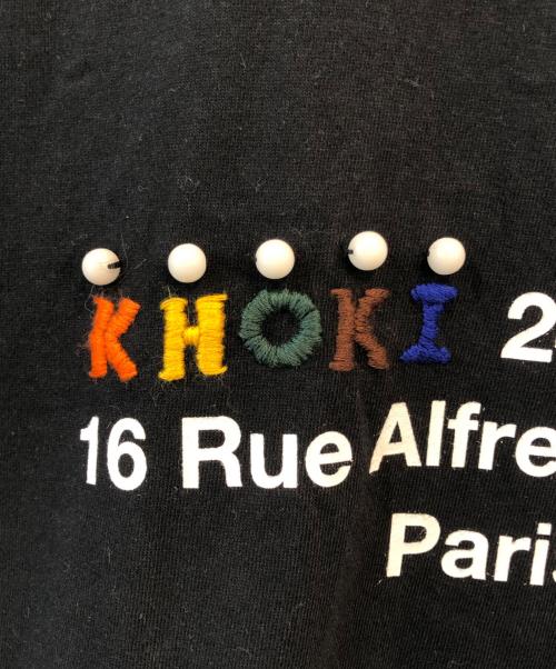 KHOKI（コッキ）KHOKI (コッキ) プリントTシャツ ブラック サイズ:SIZE 3の古着・服飾アイテム