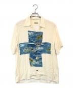 KAPITALキャピタル）の古着「開襟 レーヨンアロハシャツ」｜イエロー