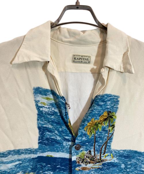 KAPITAL（キャピタル）KAPITAL (キャピタル) 開襟 レーヨンアロハシャツ イエロー サイズ:2の古着・服飾アイテム