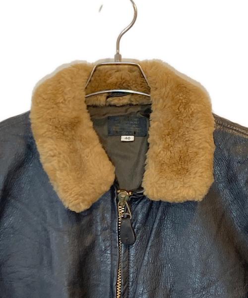 U'S NAVY（ユーエスネイビー）U'S NAVY (ユーエスネイビー) G-1 FLIGHT JACKET ブラウン サイズ:40の古着・服飾アイテム
