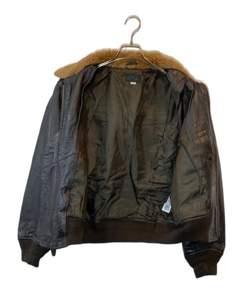 U'S NAVY（ユーエスネイビー）U'S NAVY (ユーエスネイビー) G-1 FLIGHT JACKET ブラウン サイズ:40の古着・服飾アイテム