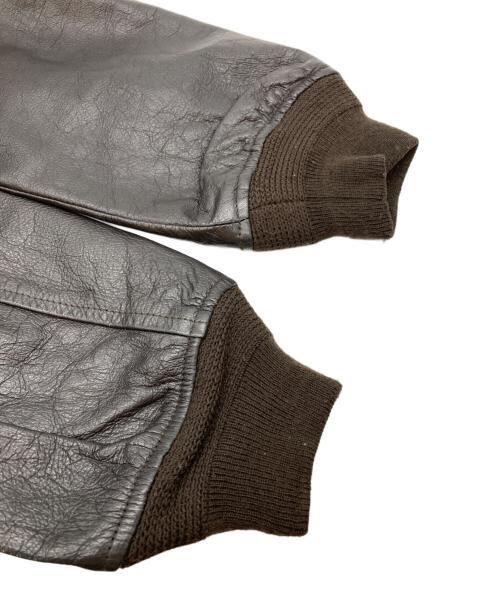 U'S NAVY（ユーエスネイビー）U'S NAVY (ユーエスネイビー) G-1 FLIGHT JACKET ブラウン サイズ:40の古着・服飾アイテム