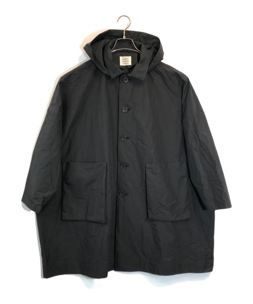 atelier naruse（アトリエナルセ）atelier naruse (アトリエナルセ) コットンナイロンタフタフーデットコート ブラック サイズ:SIZE Freeの古着・服飾アイテム