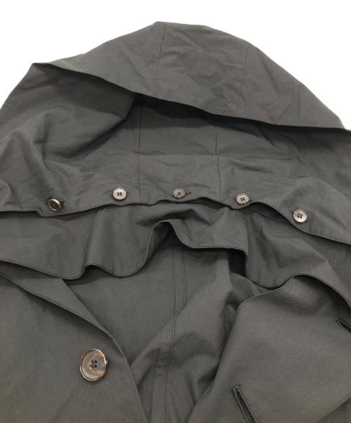 atelier naruse（アトリエナルセ）atelier naruse (アトリエナルセ) コットンナイロンタフタフーデットコート ブラック サイズ:SIZE Freeの古着・服飾アイテム