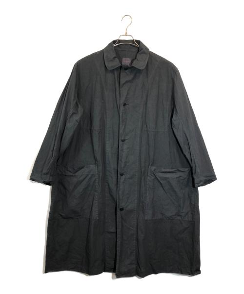 Chez VIDALENC（シェ ヴィダレン）Chez VIDALENC (シェ ヴィダレン) コットンステンコート ブラック サイズ:SIZE 2の古着・服飾アイテム