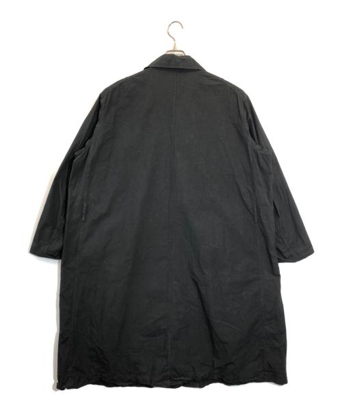 Chez VIDALENC（シェ ヴィダレン）Chez VIDALENC (シェ ヴィダレン) コットンステンコート ブラック サイズ:SIZE 2の古着・服飾アイテム
