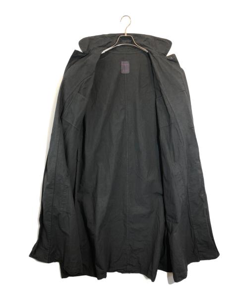 Chez VIDALENC（シェ ヴィダレン）Chez VIDALENC (シェ ヴィダレン) コットンステンコート ブラック サイズ:SIZE 2の古着・服飾アイテム