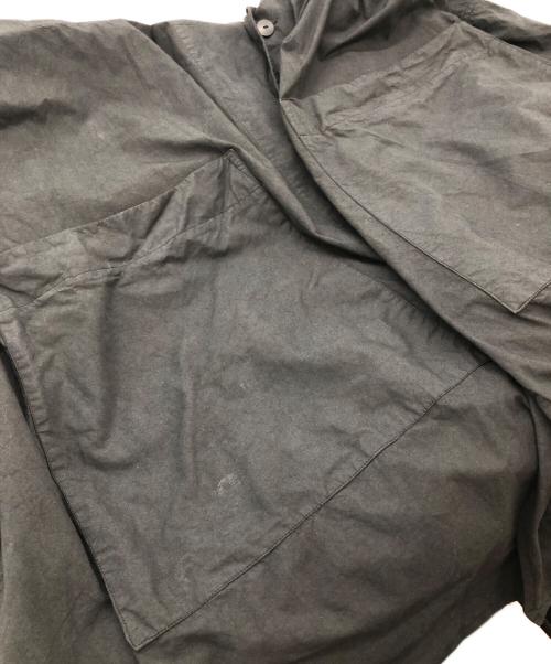 Chez VIDALENC（シェ ヴィダレン）Chez VIDALENC (シェ ヴィダレン) コットンステンコート ブラック サイズ:SIZE 2の古着・服飾アイテム