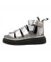 Dr.Martens (ドクターマーチン) CLARISSA II SILVER METALLIC CALF SANDALS シルバー サイズ:SIZE UK6：11000円