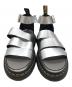 中古・古着 Dr.Martens (ドクターマーチン) CLARISSA II SILVER METALLIC CALF SANDALS シルバー サイズ:SIZE UK6：11000円