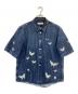 OUR LEGACY（アワーレガシー）の古着「BEYOND SHIRT SHORTSLEEVE / WESTEM BLUE BUTTERFLY」｜インディゴ